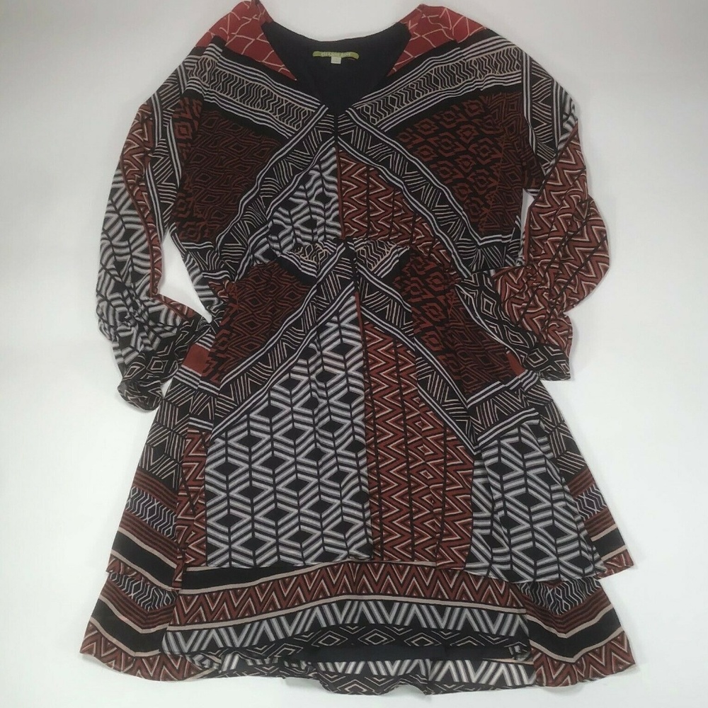 Gianni Bini Women’s  Red & Black Short Dress